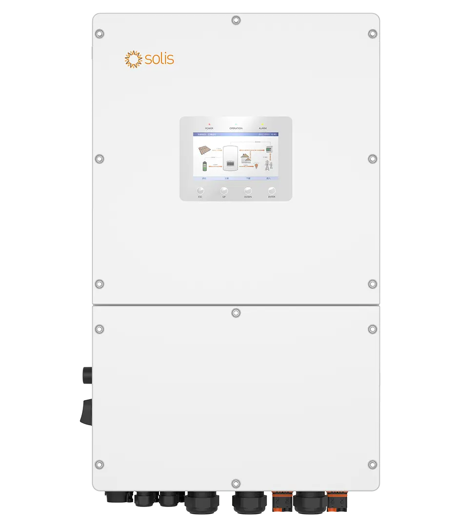 Solis HV Hybrid Solar Inverter Generator Compatible Smart Peak Shaving Function 30KW 40KW 50KW 60KW S6-EH3P(30-60)K-H(21A)