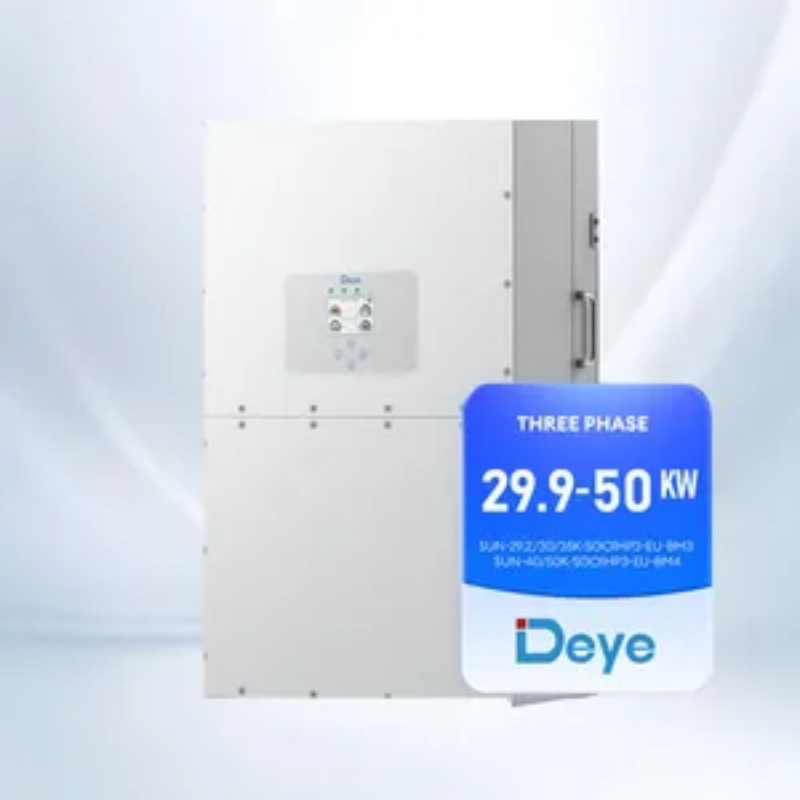 High Efficiency Deye Inverter 30kw-50kw Three Phase Hybrid Solar Power Inverter