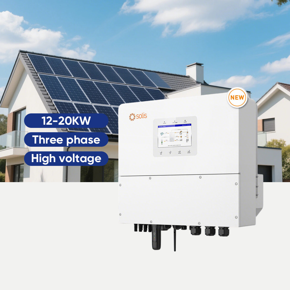 Solis Hybrid Solar Inverter 12kw 15kw 20kw 3 Phase High Voltage Energy Storage S6-EH3P(12-20)K-H Hybrid Inverter Solar System