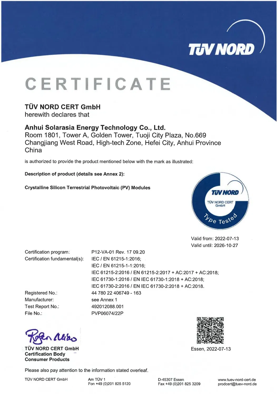 Certificate 2