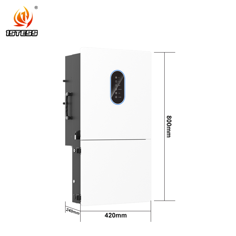 48V 5kw 6kw 7.6kw 10kw 11.4kw Split Phase Pure Sine Wave on Off Grid Hybrid Solar Inverter MPPT Generator