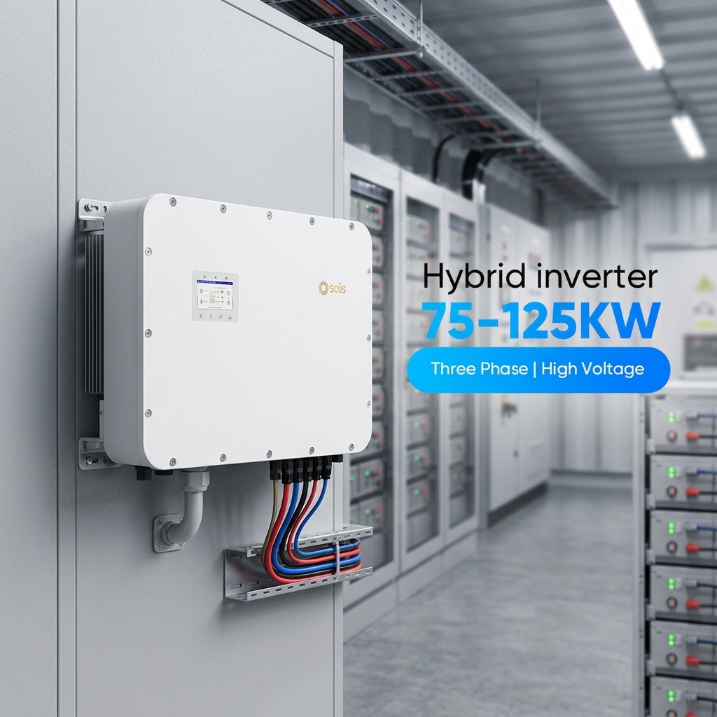 Solis S6 100kW 125kW Three Phase Storage Inverter Compatible with Diesel Generator and Wind Power Multi-Energy Hybrid Inverter