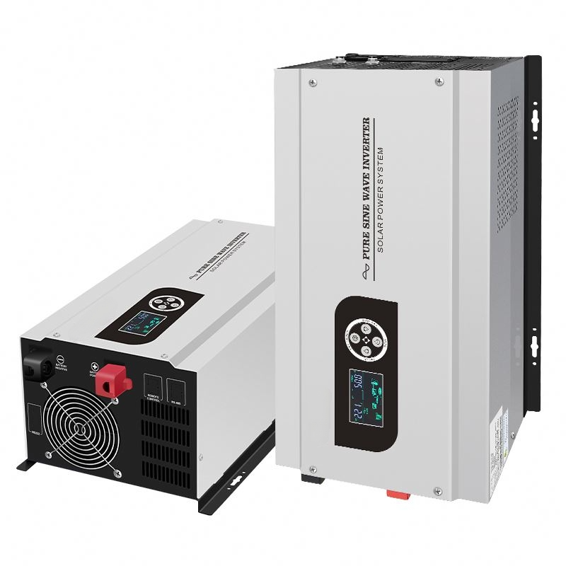 2-5.5kW 24V Single Output Solar Panel Off-Grid Hybrid Inverter Generator System with MPPT Controller LCD+LED Display RS485/WiFi