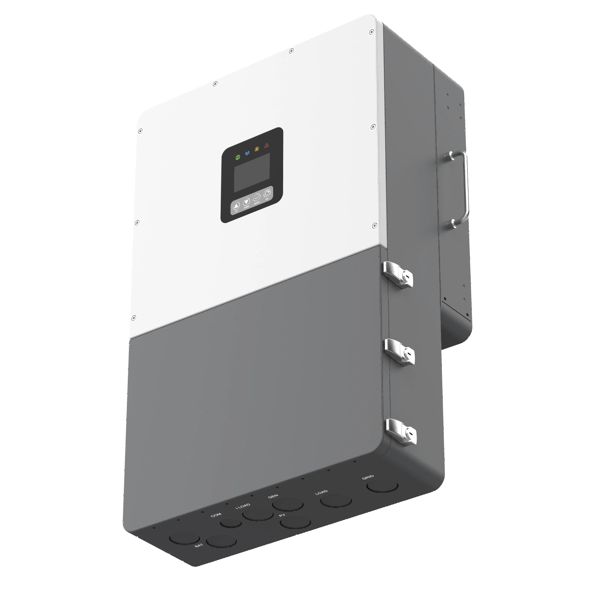 8KW10KW12KW15KW 18KW20KW24KW Three Phase Low Voltage 2MPPTs Hybrid Inverter IP66