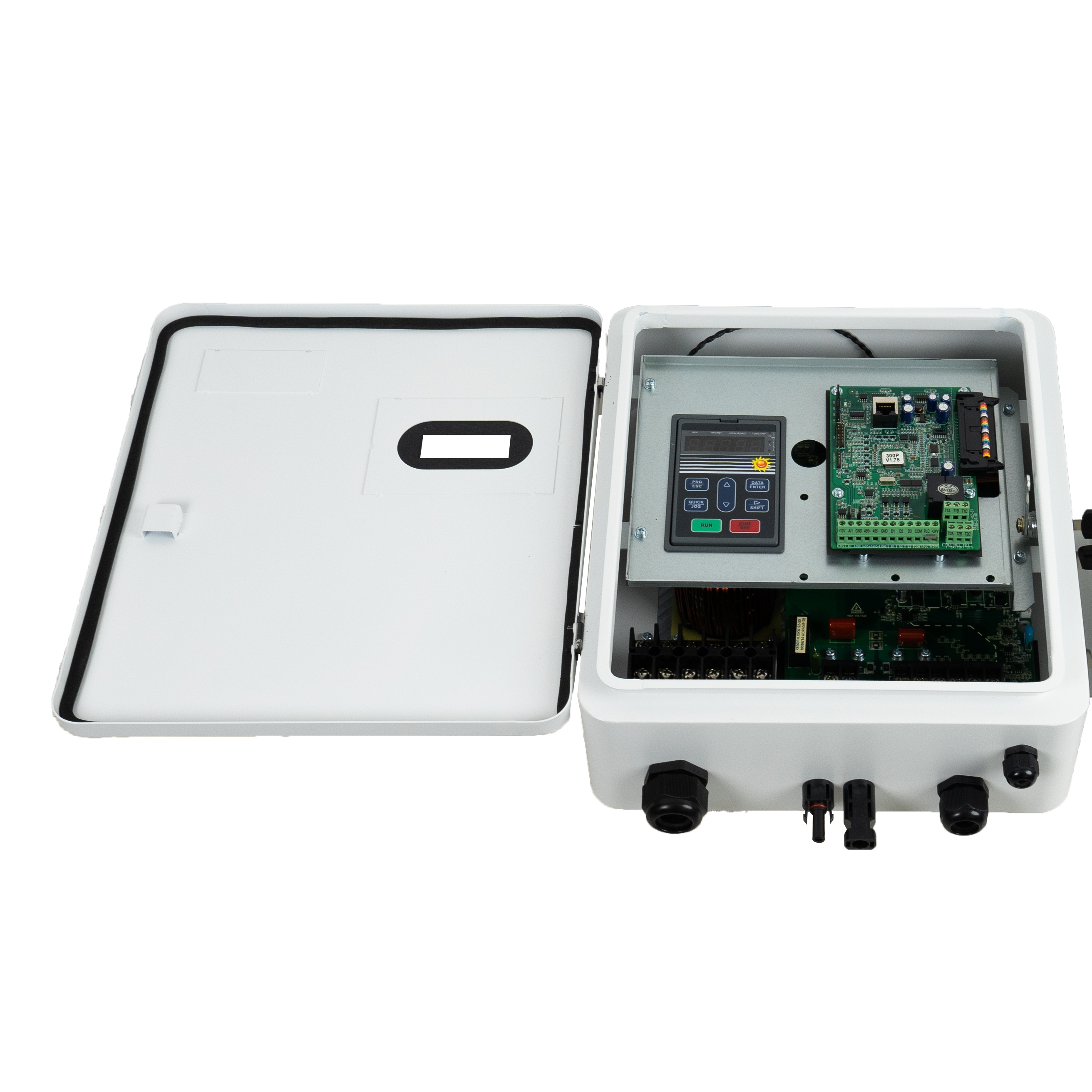 MICNO KE300A-01 IP65 Solar Pump Inverter 0.4KW-2.2KW Single-Phase 220V LED Display 99% MPPT Efficiency 4-17A Output Agricultural