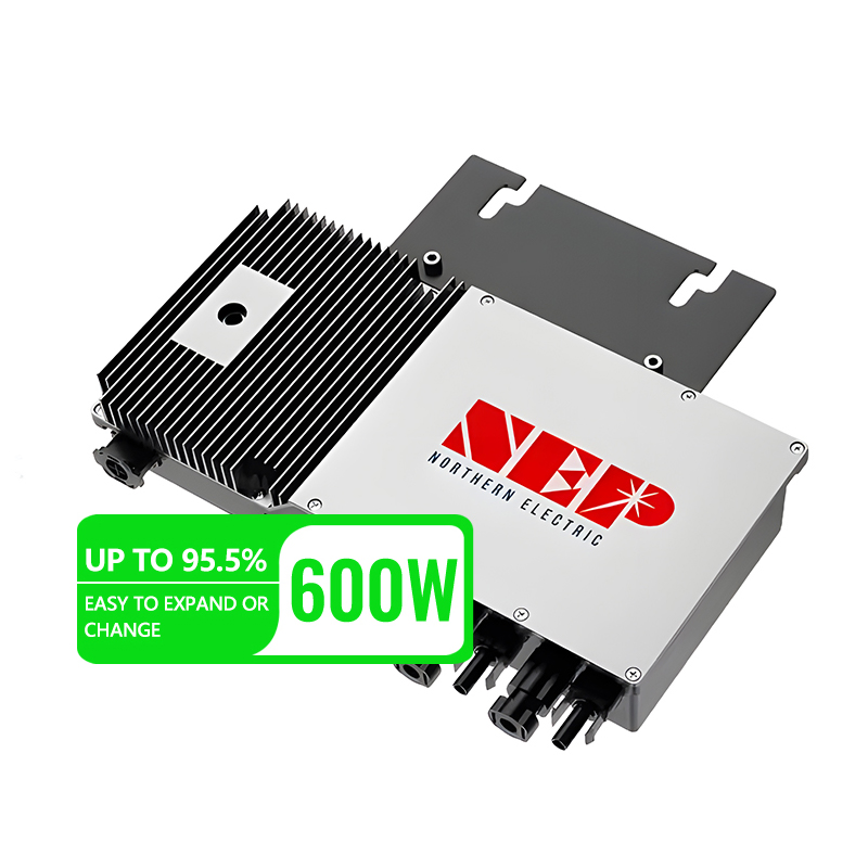 Nep Solar Grid Tied Micro Inverter 400W 600W 800W European Warehouse Waterproof PV Inverter UL Certified for Rooftop Solar System