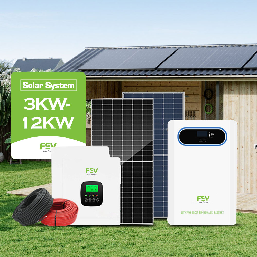 Solar Panels 10KW 30KW 50KW Off-Grid Solar Power System/Home Solar Panel Kit 3000W 5000W 10KW Sun Battery