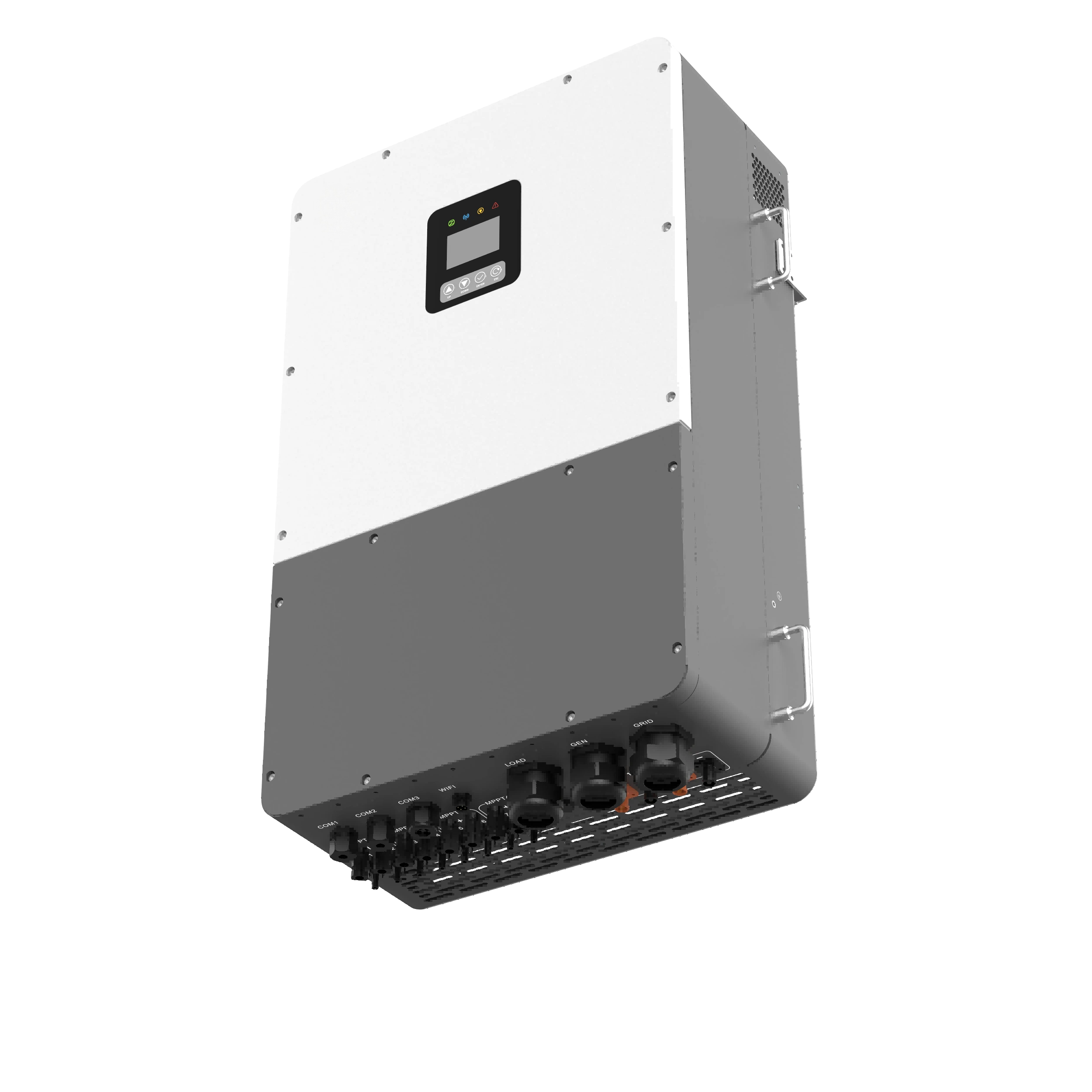 Huayu HY-HH-60KW-P3EU Three-phase High-voltage Hybrid Inverter 60KW IP66 98.5% Efficiency High Safety Reliability 4 MPPTs LCD