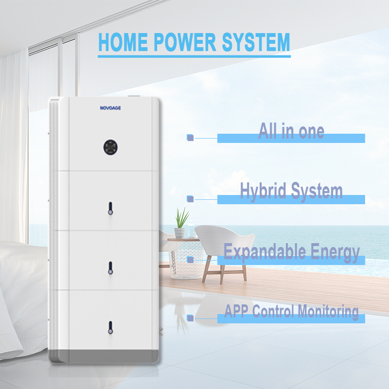 China Supplier 3Kw Solar Inverter All-In-One Hybrid Home Solar Energy Storage System With Lifepo4 Battery Stackable Design