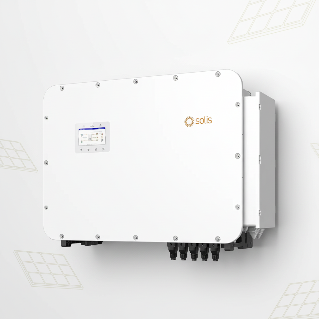 Solis Hybrid Inverter 3.6-16kW Low Voltage Single Phase Commercial Solar Lithium Ion Battery 97.6% Efficiency MPPT Controller