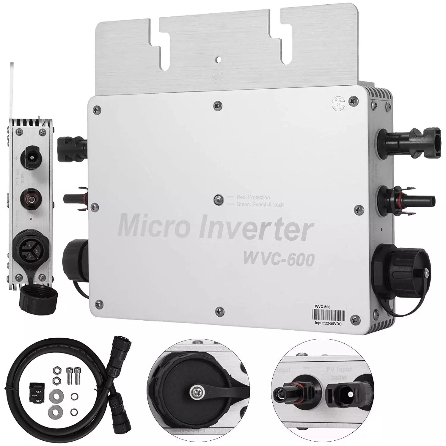 PNG WVC-2400 2400W Micro Inverter with IP65 Protection 99.5% Efficiency for Rooftop and Home Solar Power Systems