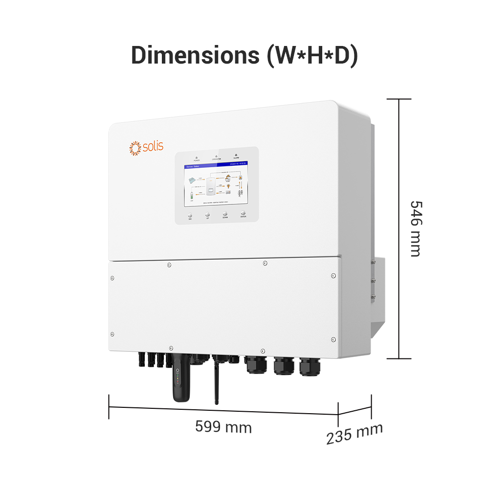 Solis Hybrid Solar Inverter 12kw 15kw 20kw 3 Phase High Voltage Energy Storage S6-EH3P(12-20)K-H Hybrid Inverter Solar System
