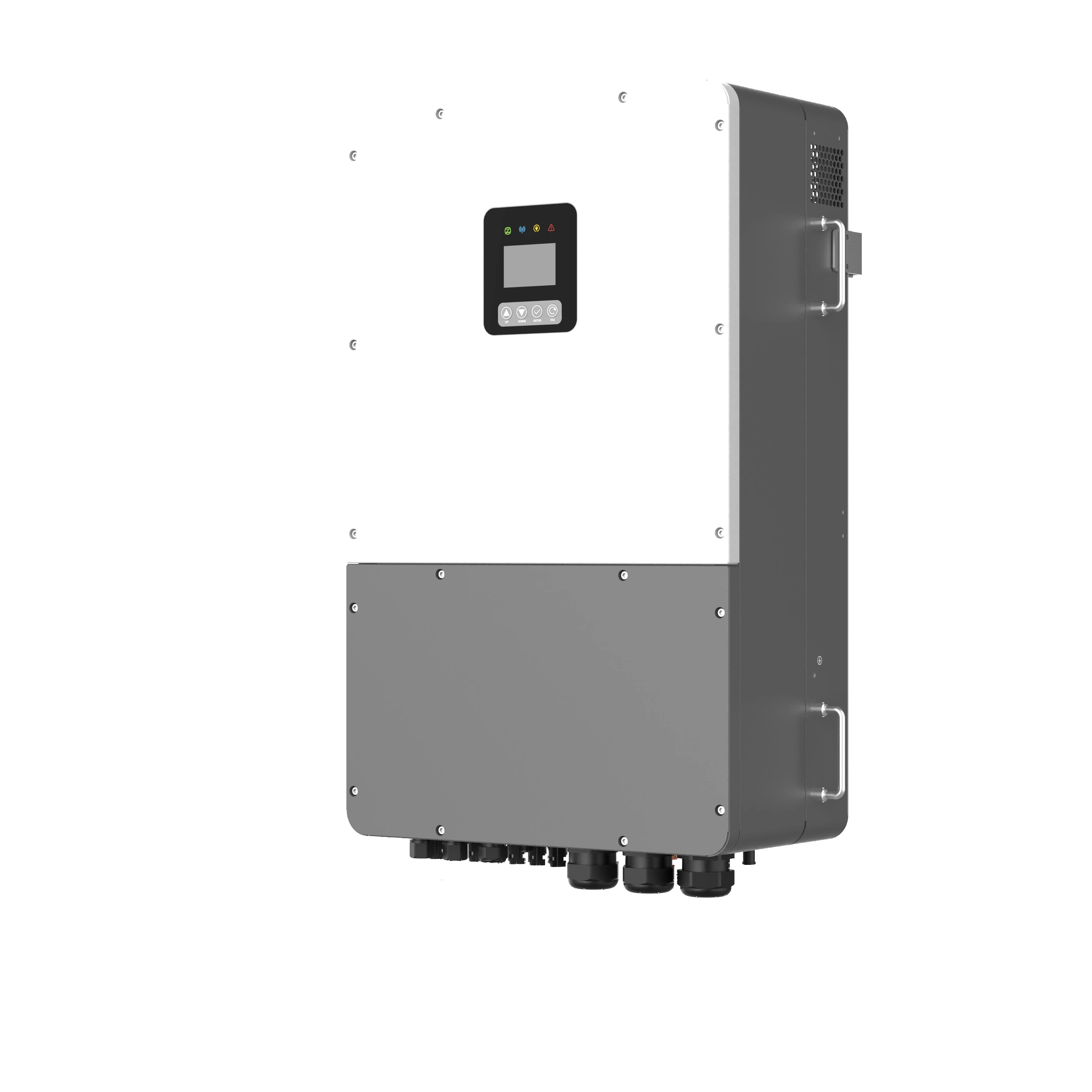 Huayu HY-HH-60KW-P3EU Three-phase High-voltage Hybrid Inverter 60KW IP66 98.5% Efficiency High Safety Reliability 4 MPPTs LCD