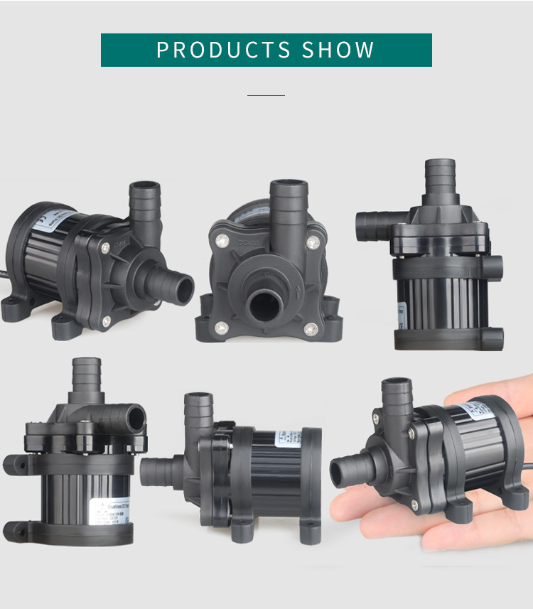 ZKSJ 12V 24V Brushless DC Pump 125&deg;C High Temp Quiet Hot Water Circulation Pump Corrosion Resistant Ceramic Shaft Solar OEM/ODM