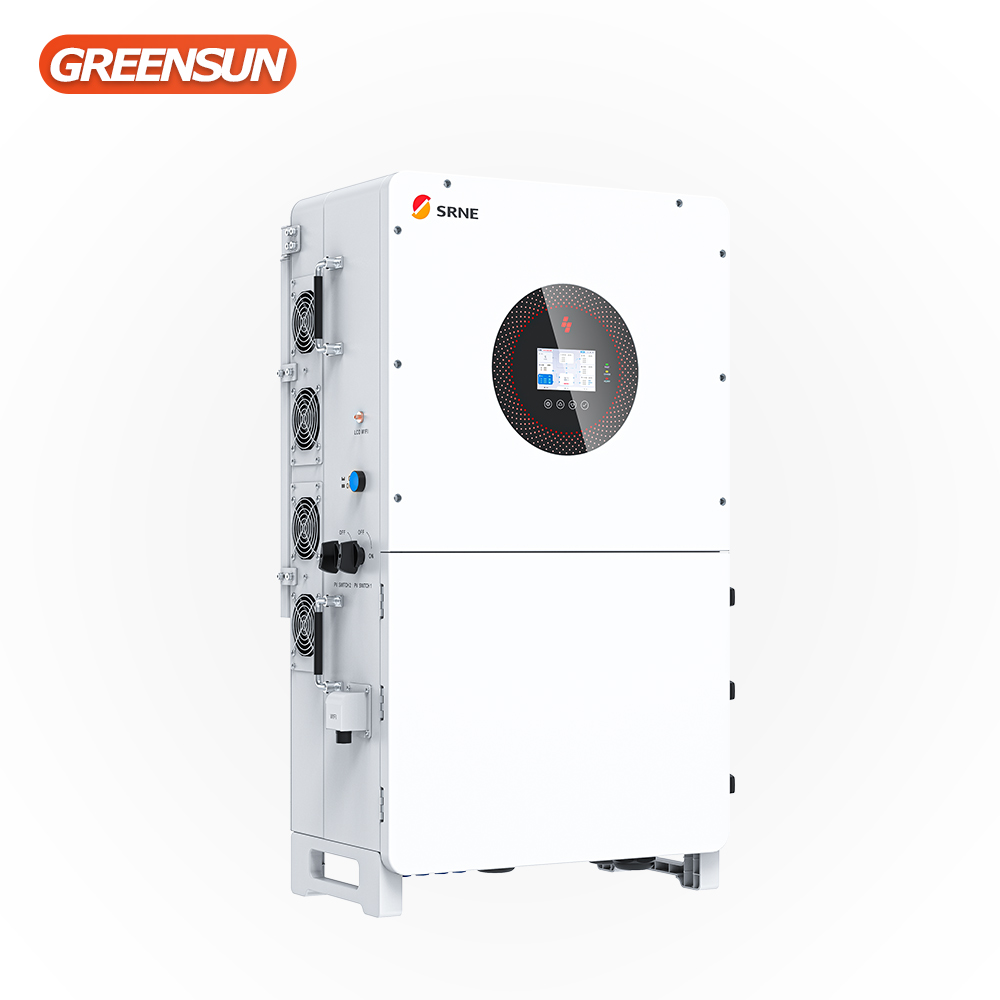 SRNE Hybrid 3 Phase 380V 50HZ HIgh Efficiency 50KW 55KW 60KW Solar Inverter Work with High Voltage Lithium Battery