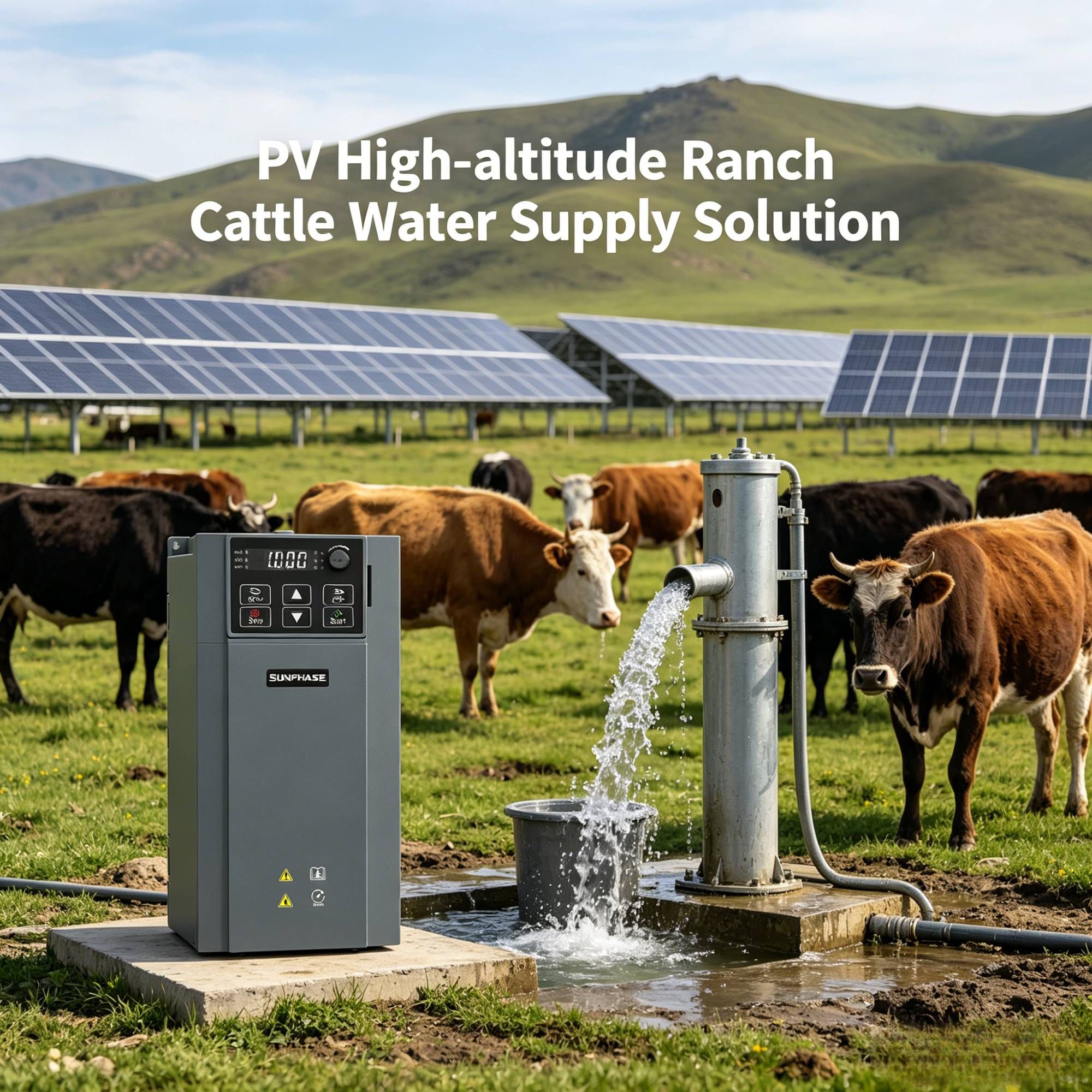 0.75kW 1HP 220V Solar Water Pump Inverter Heavy Duty Solar Inverter for Water Pump Commercial Irrigation Power Controller