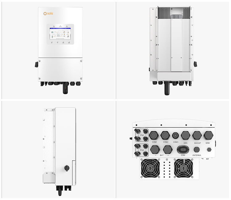 Solis S6- Hybrid Inverter 5kw 6kw 8kw Single Phase Hybrid Solar Inverter 3kw 3.6kw Low Voltage Energy Storage Inverter