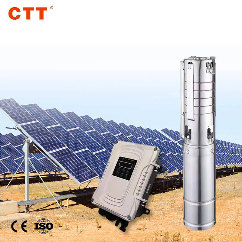 Solar Water Pump with Solar Panel and Inverter Ac/dc Solar Water Borehole Pump Solar Power Water Pump with Battery