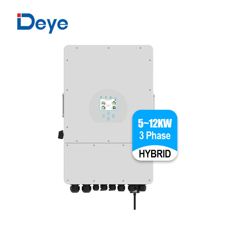 Deye SUN-5-12K-SG04LP3-EU 5-12kW Hybrid Inverter Diesel Generator Compatible for EU Weak Grid Area