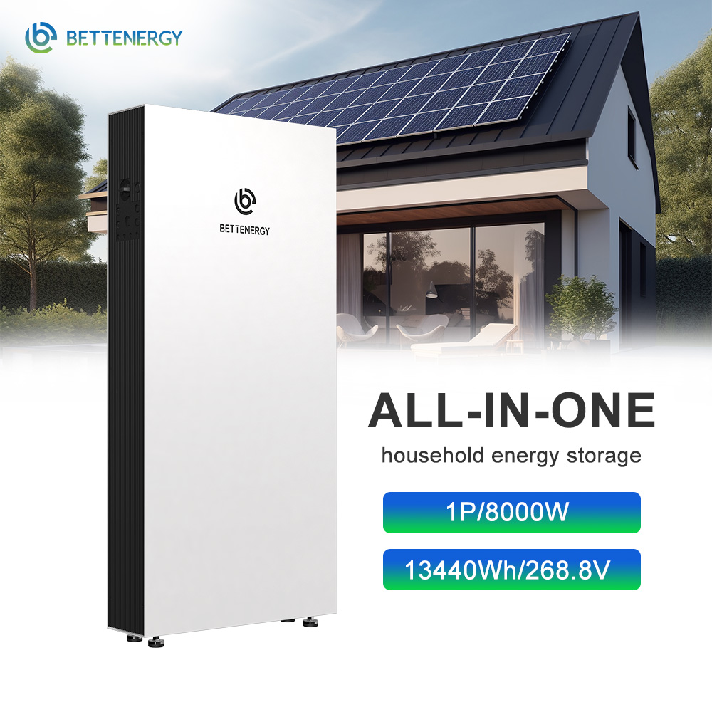 All in One Battery System Bettenergy All in One ESS Built-in 8kw Inverter with Liquid Cooled LiFePO4 Battery 13.4kwh Back up
