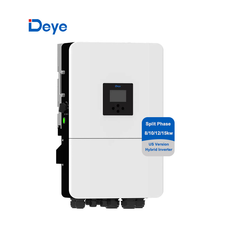 Deye Us Version Sun-8/10/12/15K-Sg01HP2-Us-Am2 Split Phase 120V/240V 8kw 10kw 12kw 15kw High Voltage Hybrid Solar Inverter