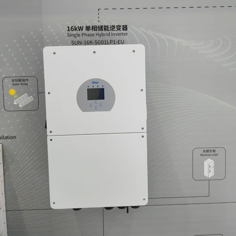 Deye 14kw 16kw Inverter Sg01lp1-EU Hybrid Inverter Low Voltage Sg02lp1 10kw 12kw Single Phase High Quality Inverter