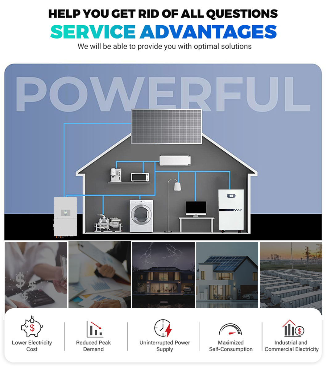 Inverter 11kW Residential 48V MPPT Solar Hybrid System 6kW Lithium 20kW On-Grid 5kW 10-Year Warranty Roof Mounting