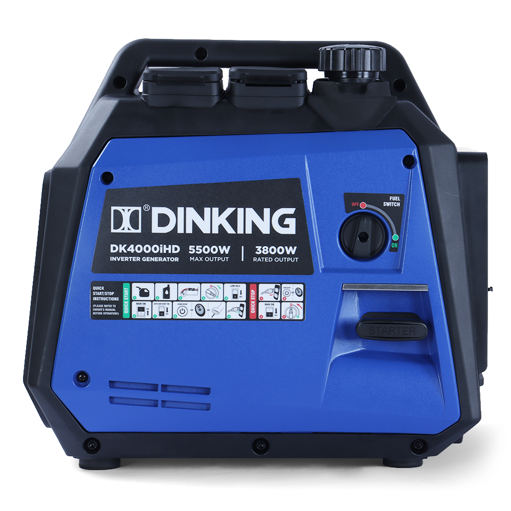 DINKING 5.5KW Starting Power Hybrid Inverter Generator Combine With Battery Power