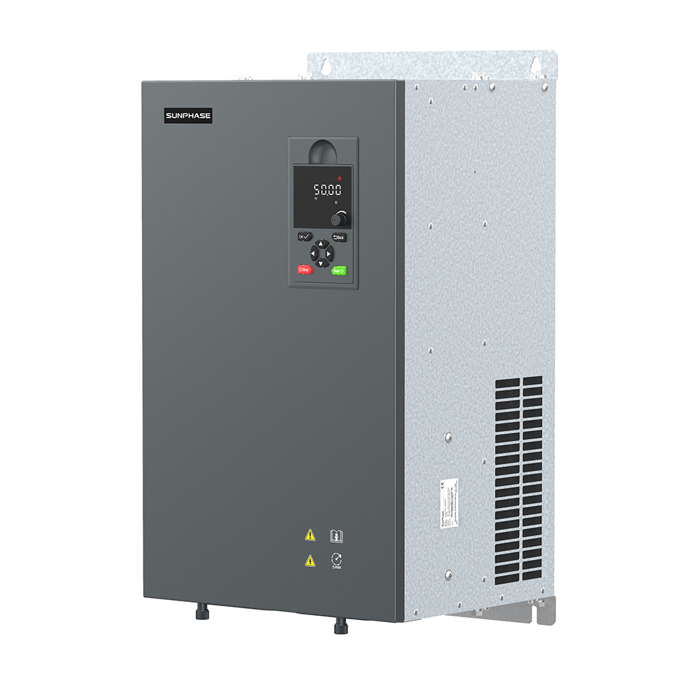 Solar Water Pump Inverter 160kW 215HP Hybrid Solar AC AC DC Input with LED Display for Remote Area Deep Well Water Pump System