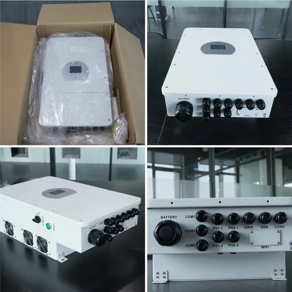 High-Efficiency Deye Three Phase 10kw 15kw 20kw 25kw Hybrid Solar Inverter with WiFi