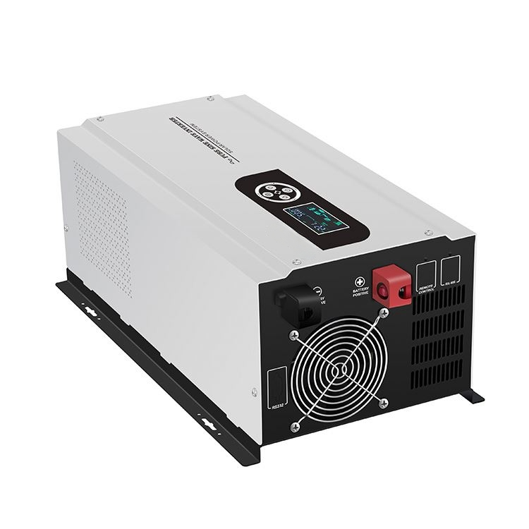 2-5.5kW 24V Single Output Solar Panel Off-Grid Hybrid Inverter Generator System with MPPT Controller LCD+LED Display RS485/WiFi