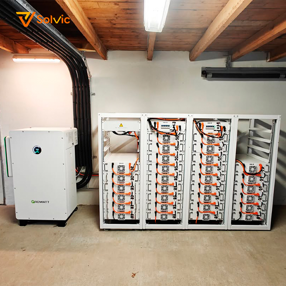 Growatt WIT 50-100K-HU Three Phase Hybrid Inverter for HV LiFePO4 Batteries with WiFi