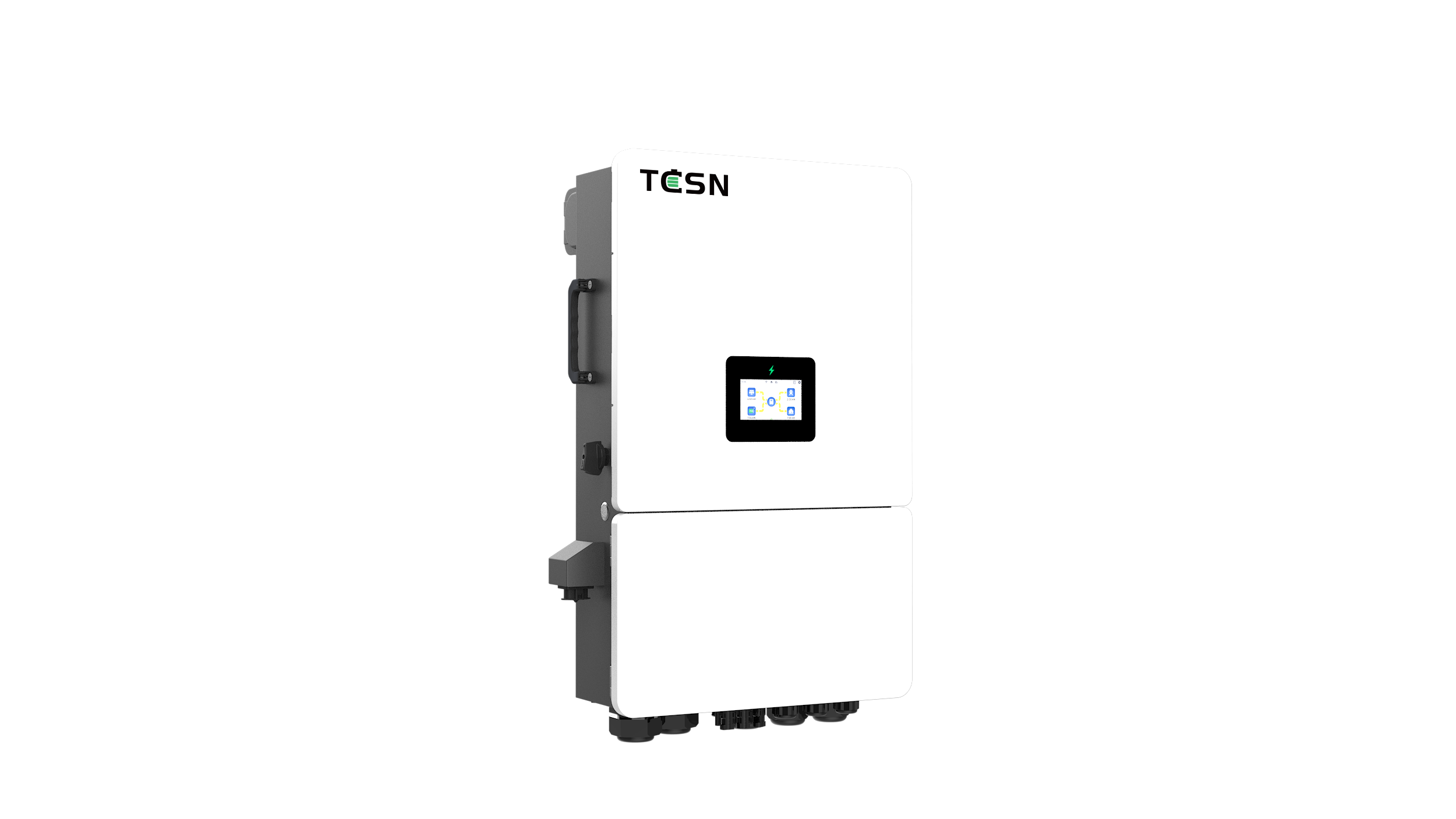 TCSN 48V 20kW Low Voltage Three-phases Hybrid Solar Inverter with 3 MPPT Trackers, Wifi , IP65 Support Diesel Generator