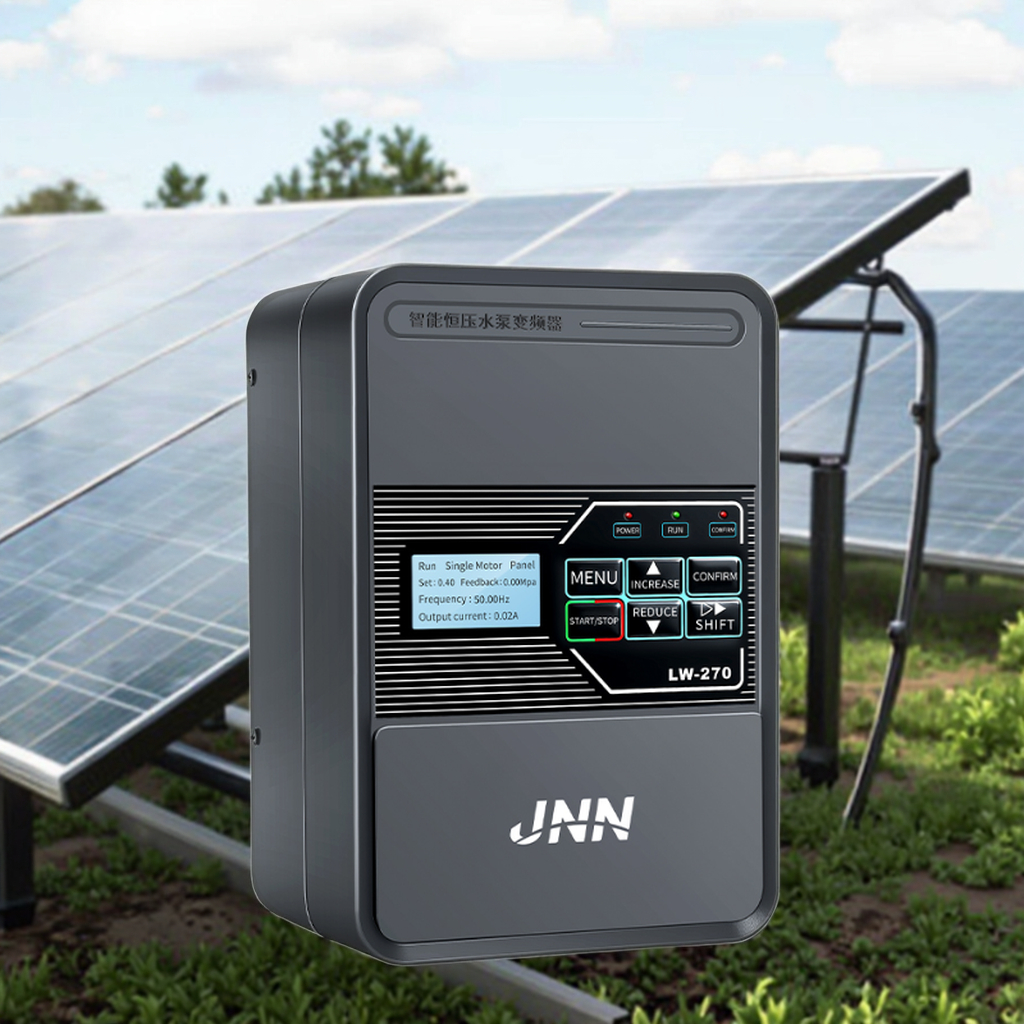 JNN Back-mounted Intelligent Constant Pressure Water Supply Inverter Solar Water Pumping System VFD VSD