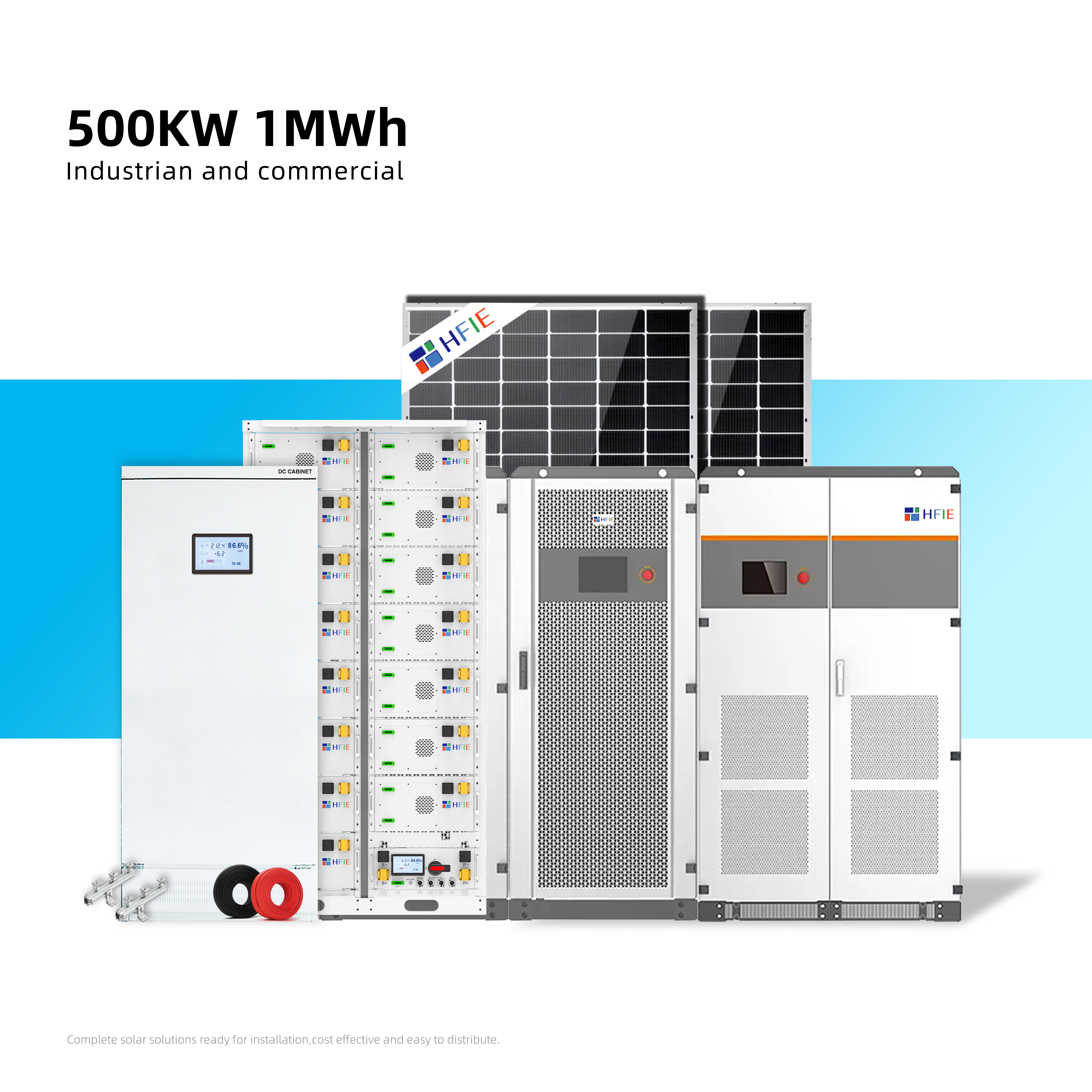 HFIE 100KW 300KW 500KW Wind Turbine Inverter for Wind Solar Hybrid System MPPT Charging Diesel Generator Compatible