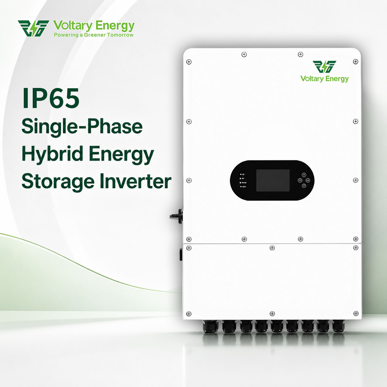 Voltary Energy IP65 Hybrid Solar Inverter Single-phase Low Voltage 8KW 10KW 12KW Control Integrated MPPT Pure Sine Wave 5-Year