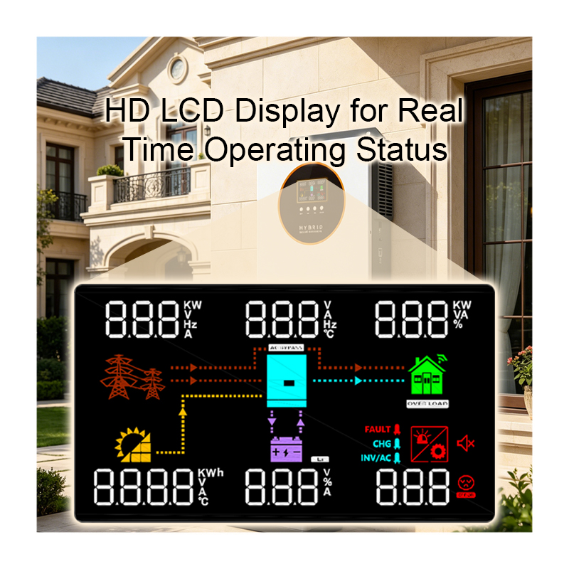3.5KW 24V Pure Sine Wave Hybrid Inverter 500VDC Wide Voltage Range | Dedicated Equipment for Residential Rooftop PV Plants