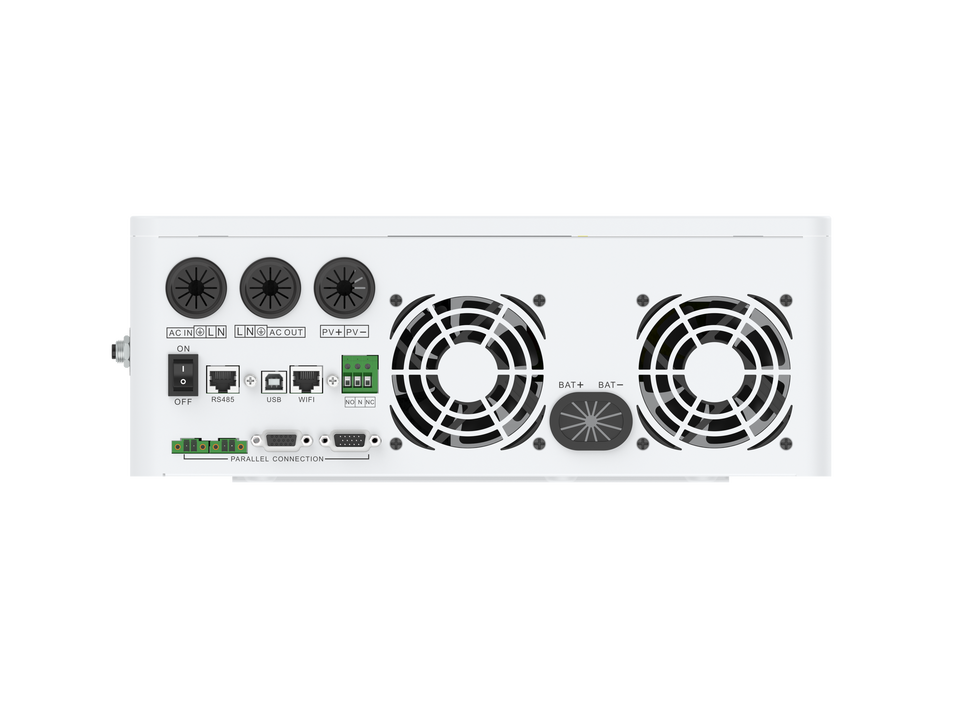 POWALK SYP 5K-S 48V 80A MPPT 99.9% 5KW All-in-one Low Frequency Hybrid Solar Charge Inverter for Home/RV/Off-Grid