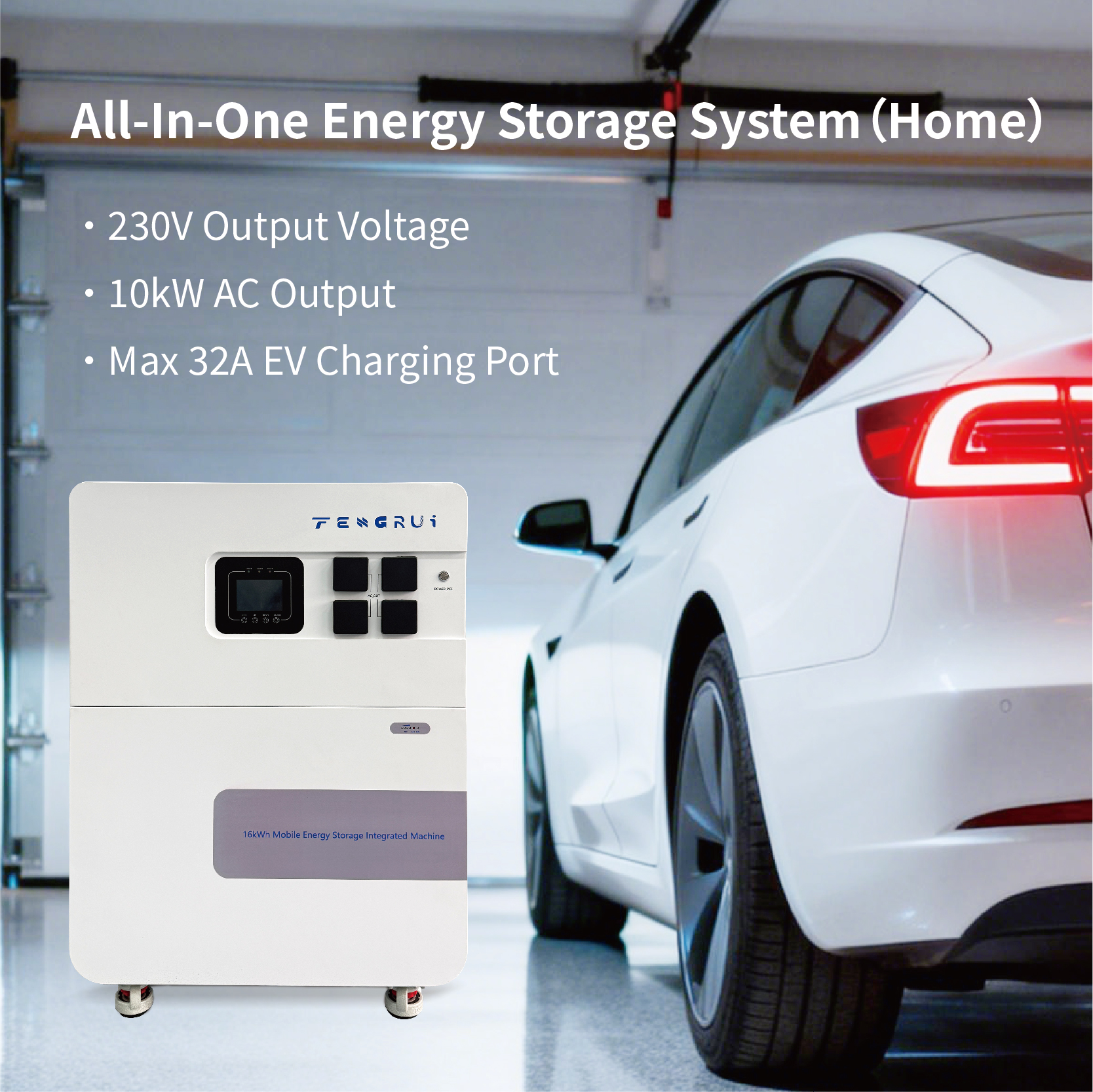 Grade A 314Ah Lithium Iron Phosphate Cells and Single Phase Inverter All In One Solar Power System for Backup Power Source