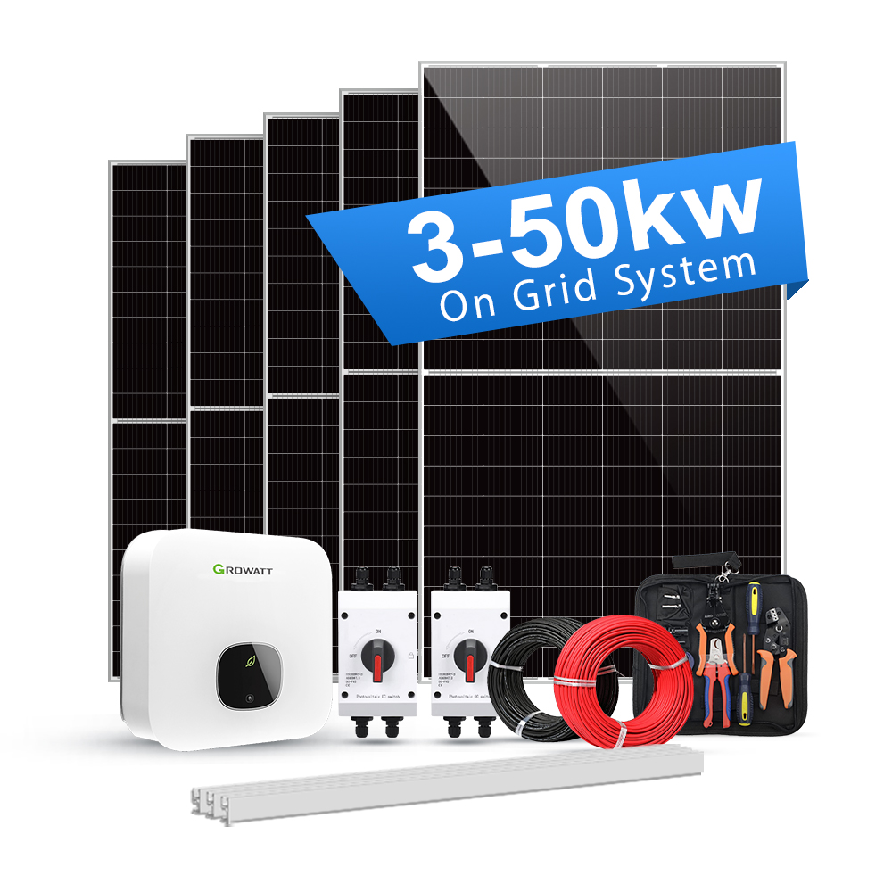 Sunevo Complete On Grid 3kw 5kw 10kw 15kw 20kw 30kw 50kw Hybrid Solar Energy Power System With Customizable For Home Use
