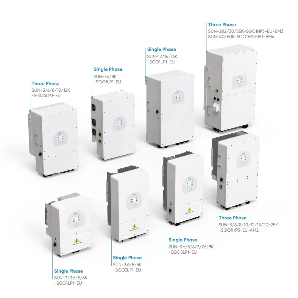 High-Efficiency Deye Three Phase 10kw 15kw 20kw 25kw Hybrid Solar Inverter with WiFi