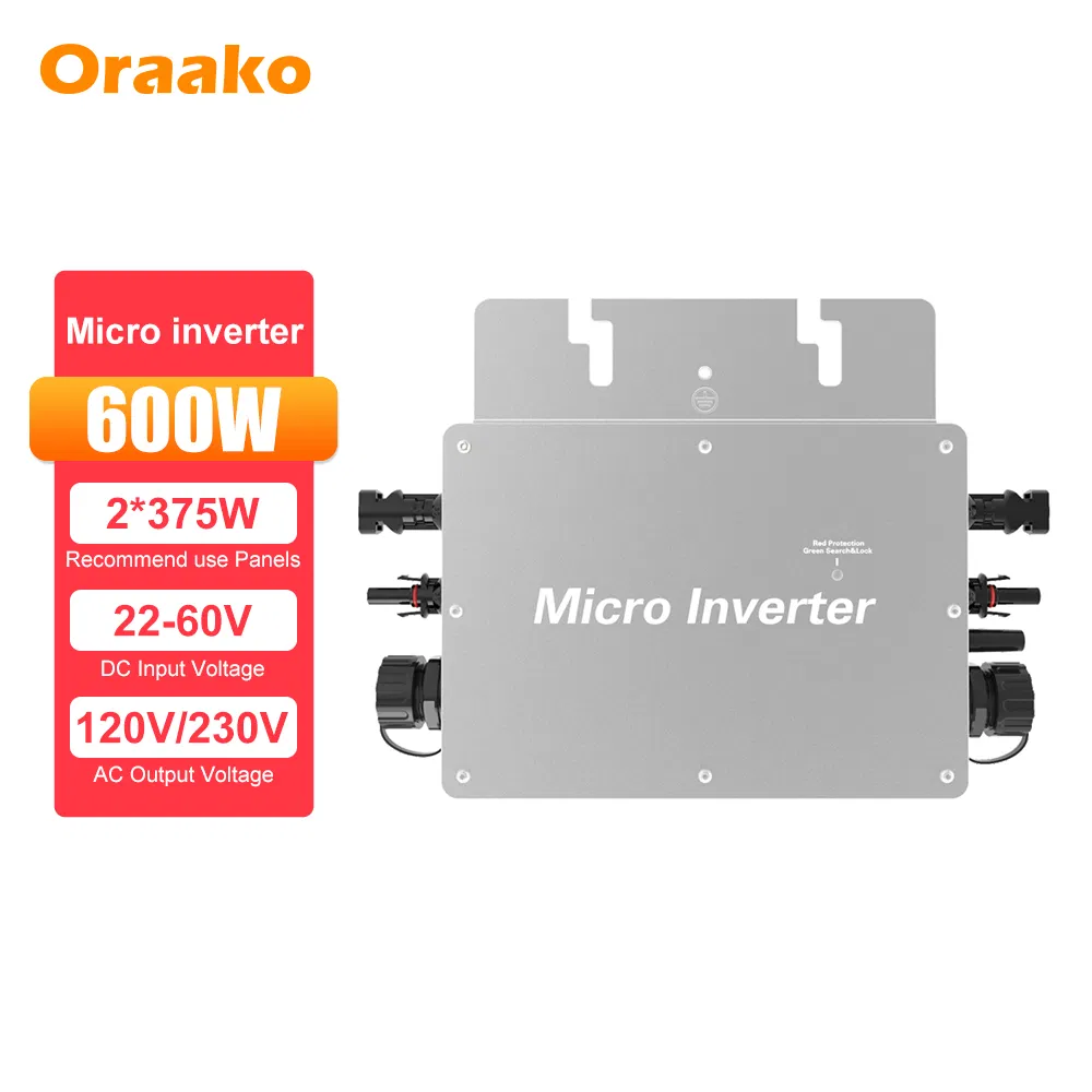 Micro Inverter Wifiwaterproof on Grid Micro Inverter 400W 600W 800W WiFi Wireless on Grid Tied System Micro Inverter Panel