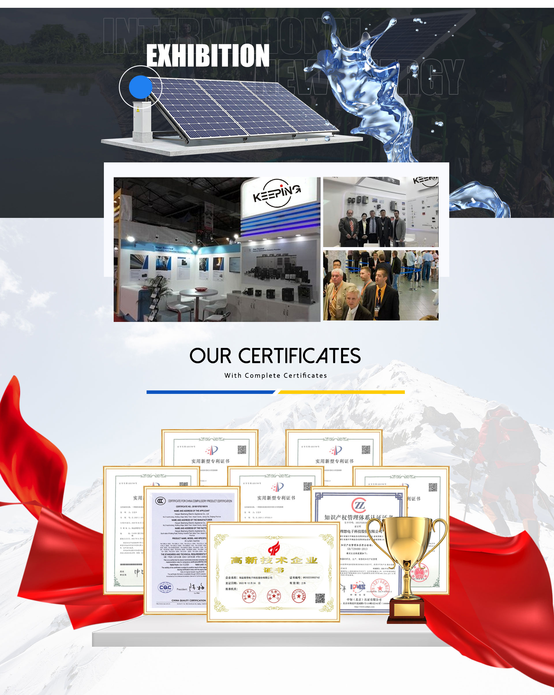 Certifications Display
