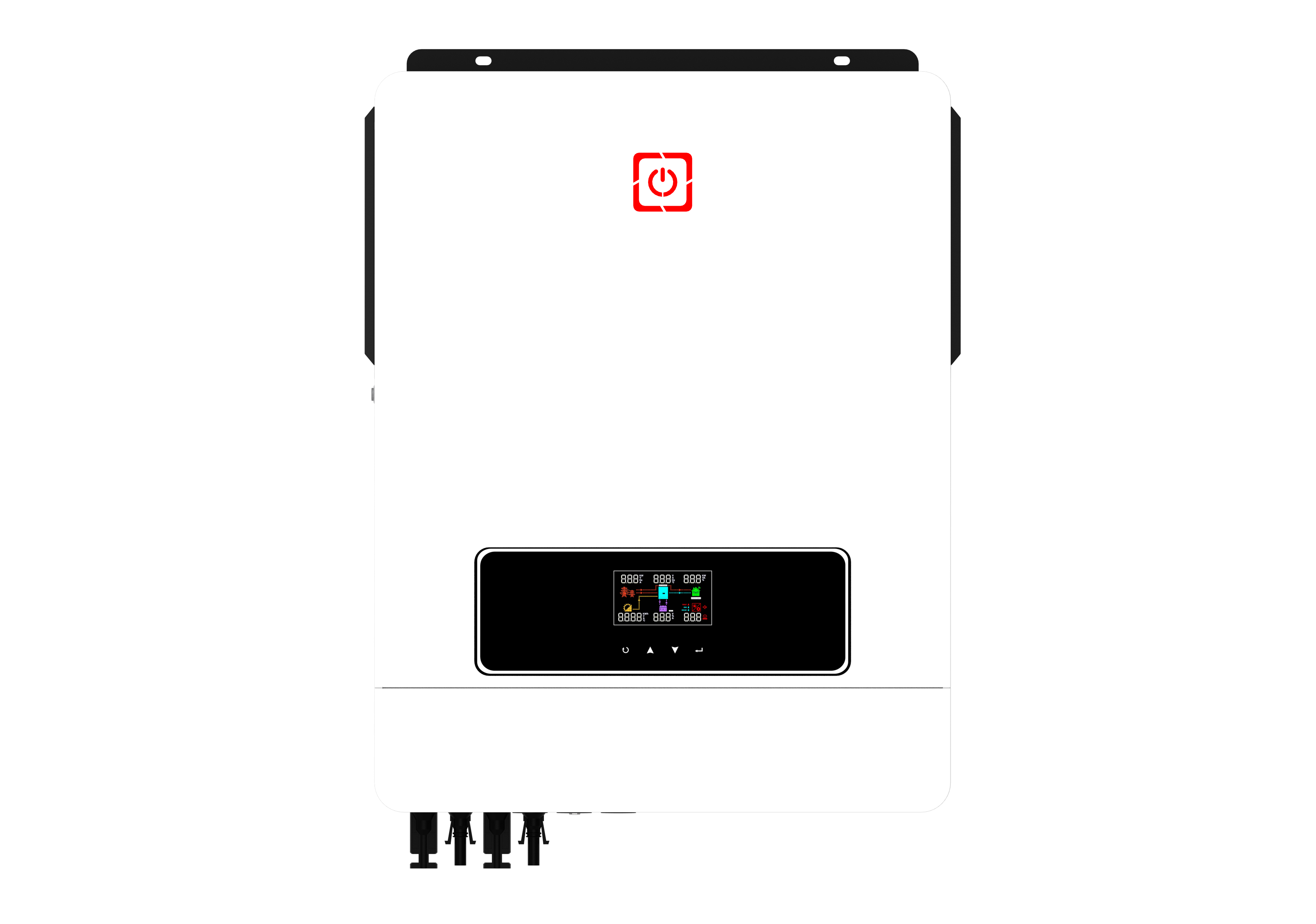 8.2KW/10.2KW 48V Purer Sine Wave IP65 Single LCD Display Solar Hybrid Inverter Generator for Solar Power System