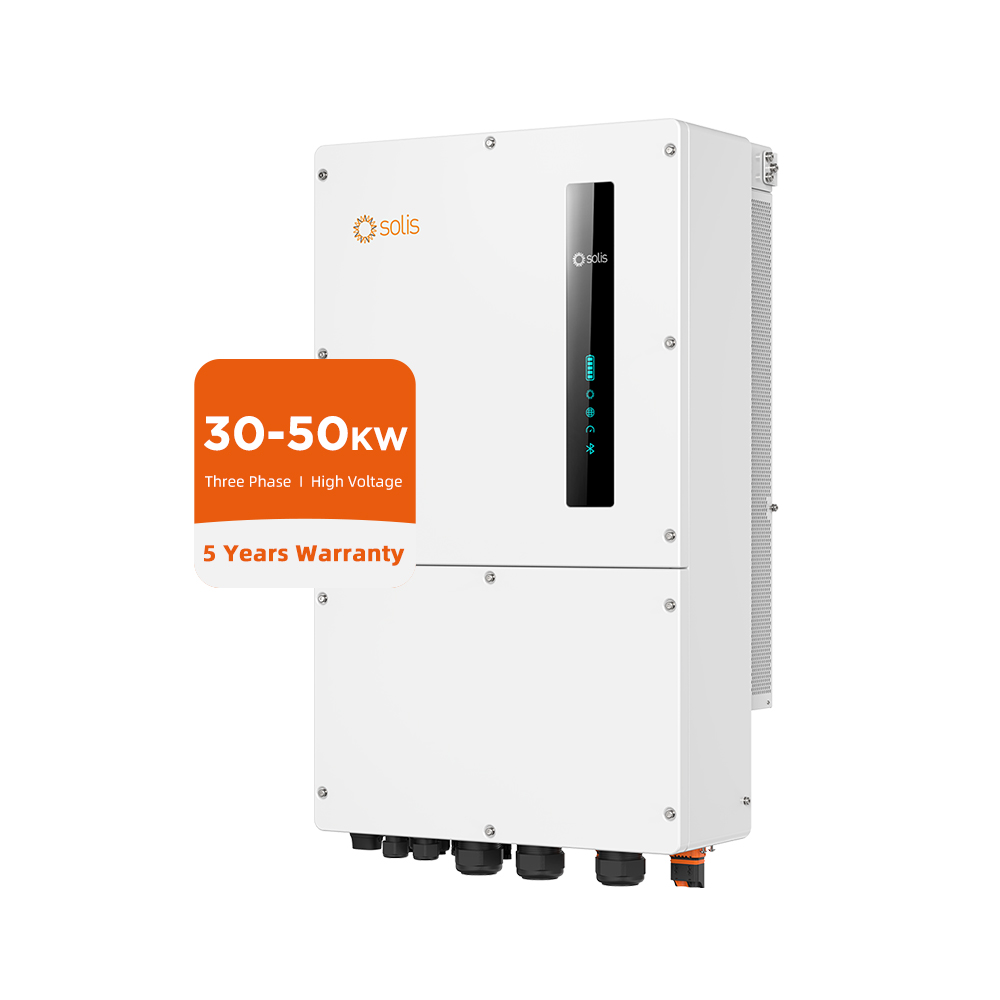 In Stock 30kw 40kw 50kw High Voltage Energy Storage Inverter 3 Phase Hybrid Solis Invertor