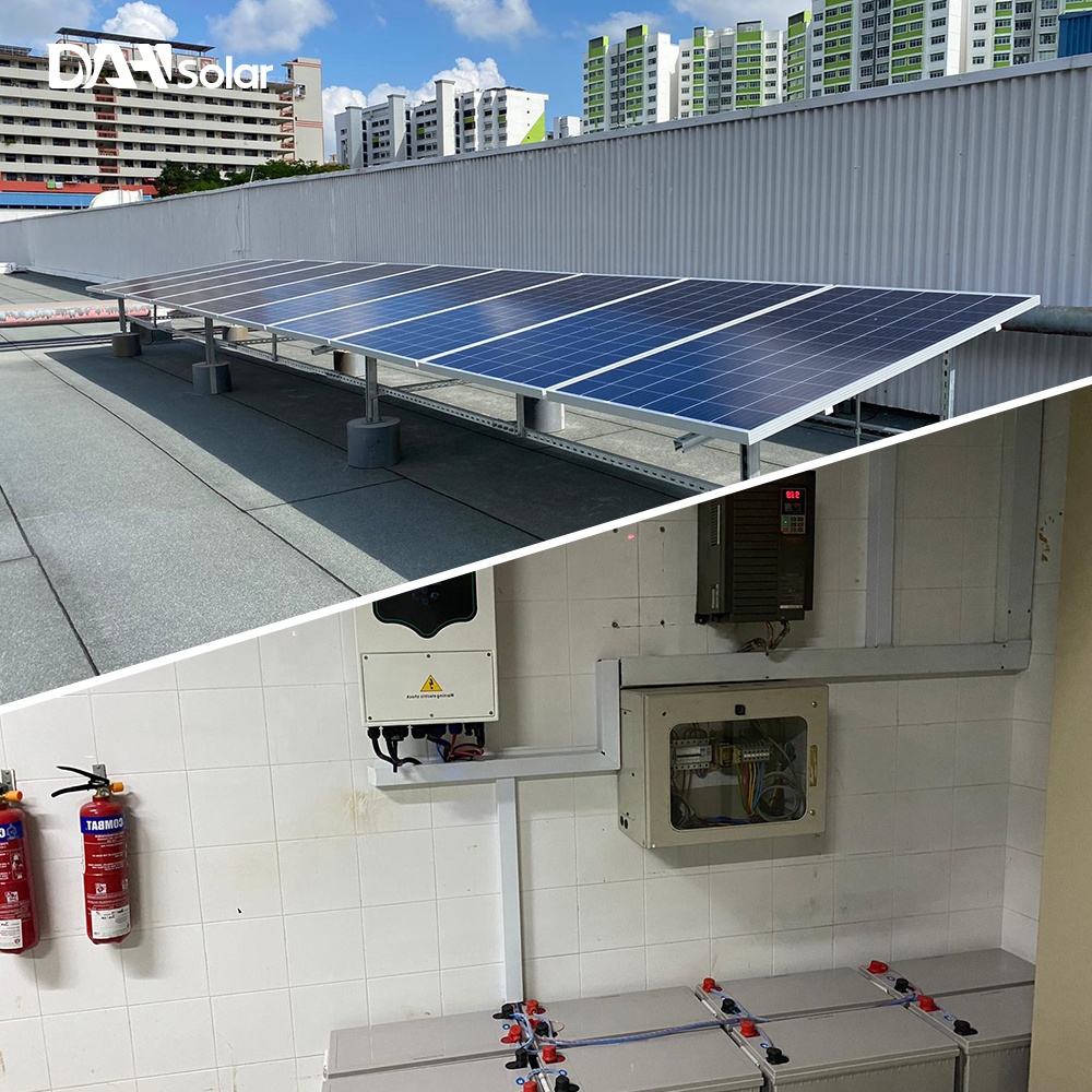 DAH Energy Solar Storage All in One LiFePO4 Battery 5KW Hybrid Solar Energy System Home With Inverter