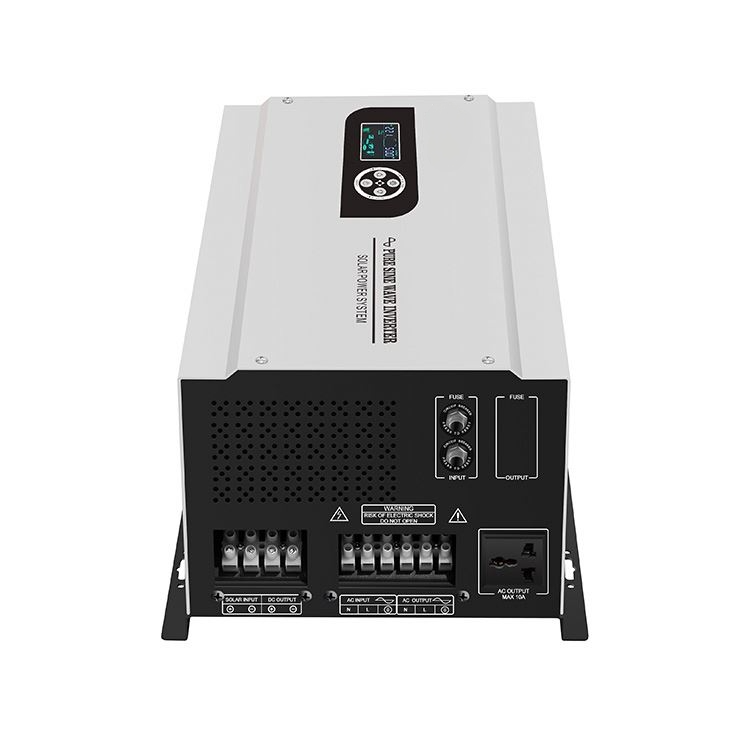 2-5.5kW 24V Single Output Solar Panel Off-Grid Hybrid Inverter Generator System with MPPT Controller LCD+LED Display RS485/WiFi
