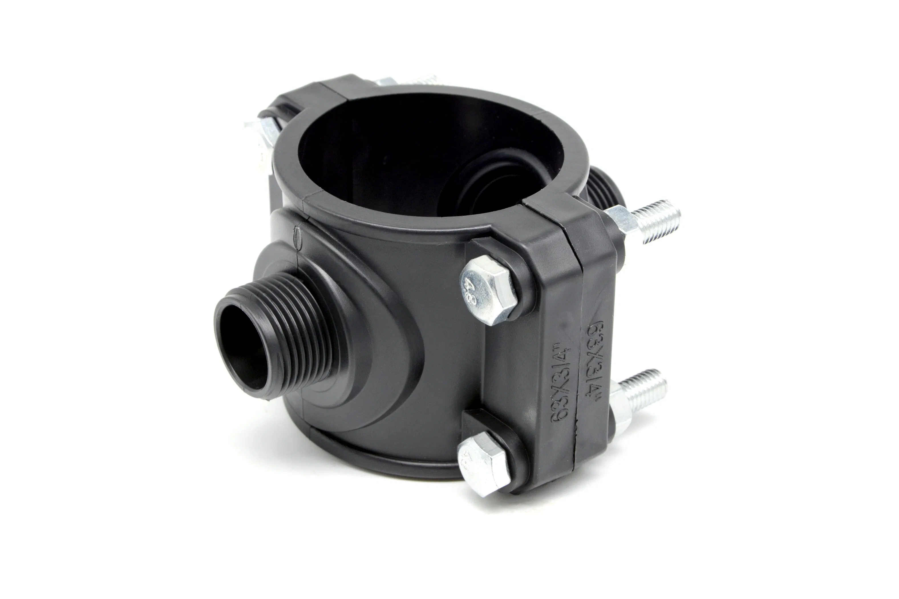 Plastic PE Pipe Clamp Saddle Coupling Saddle for Water Supply and Irrigation