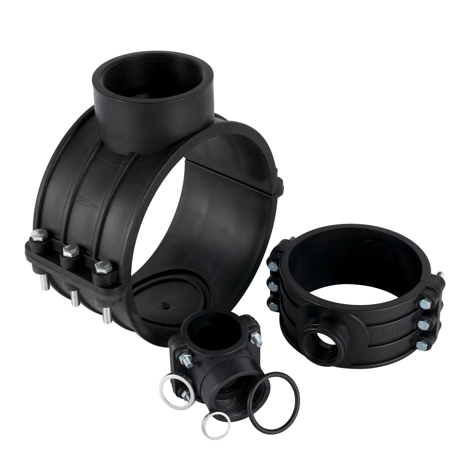 PP Saddle for PE/PVC Irrigation Pipes - Lightweight &amp; Durable