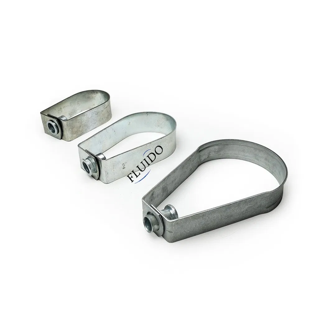 High Quality 3/8-16 Unc Swivel Steel Sprinkler Loop Pipe Hangers Clevis Clamp Hanger